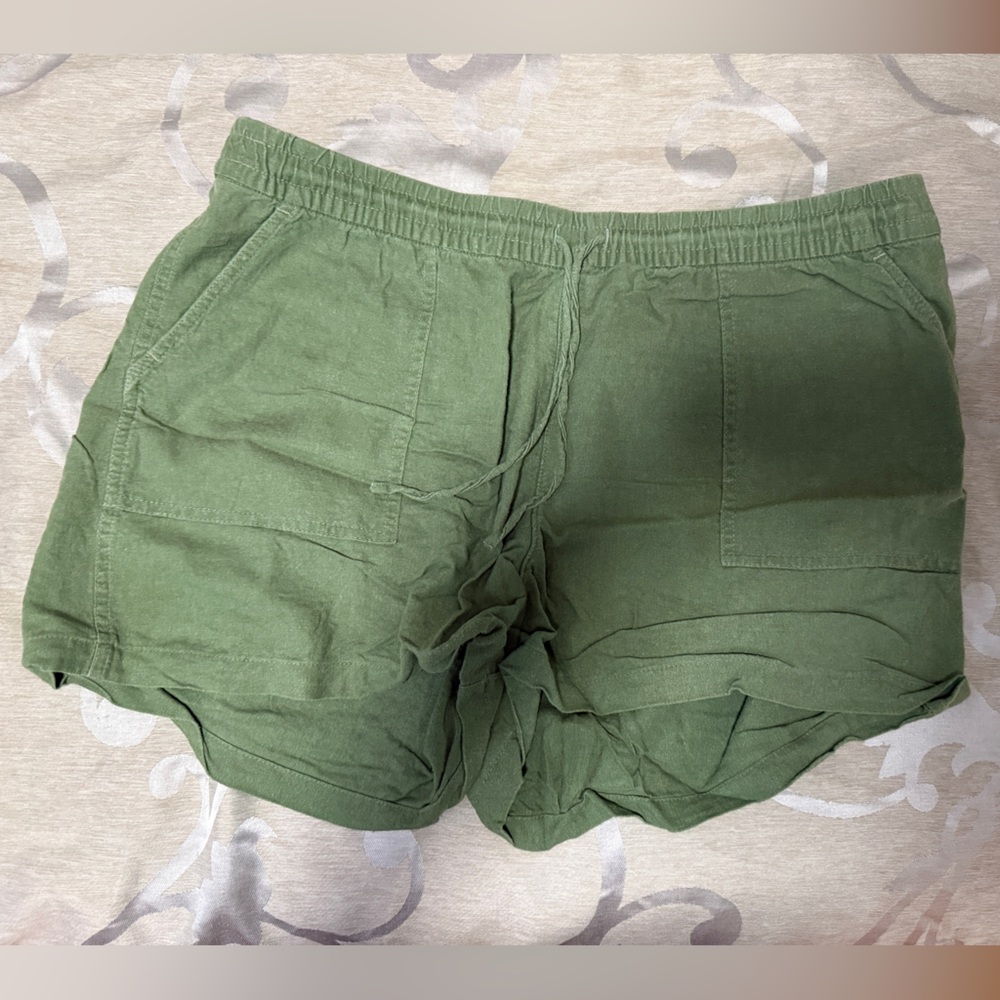 J Crew Linen Shorts Size L